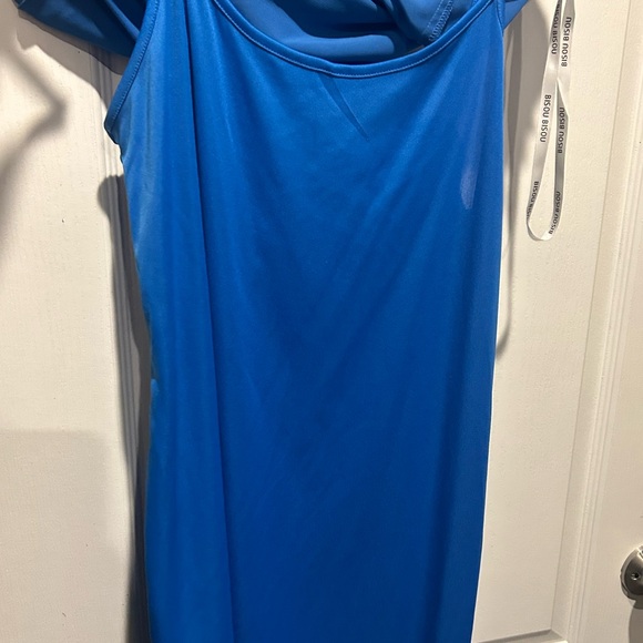 Bisou Bisou Vibrant Blue Layered Mini Dress - Picture 9 of 10